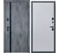 Входная дверь DIVA STR МХ-46 2050x860 мм, правая, Бетон темный - Д11 Белый Софт УТ-00080586 1