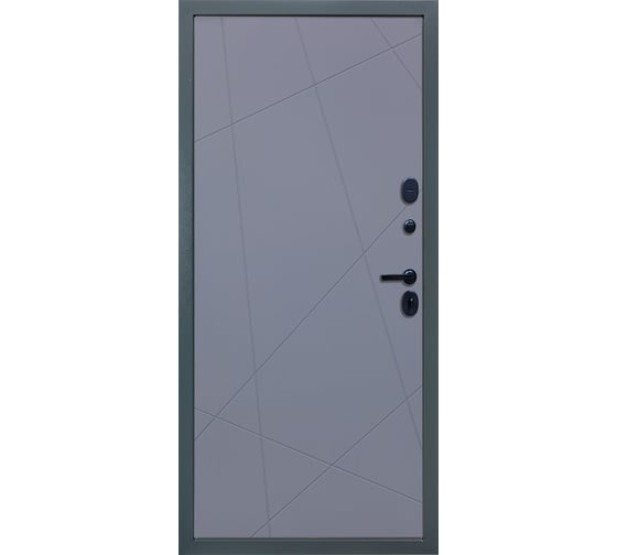 Входная дверь DIVA STR МХ-46 2050x860 мм, правая, Бетон темный - Д11 Силк Маус УТ-00080593