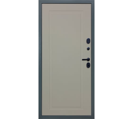 Входная дверь DIVA STR МХ-46 2050x860 мм, правая, Бетон темный - Н10 Софт Шампань УТ-00080630
