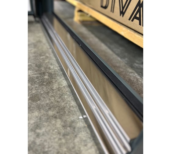 Входная дверь DIVA STR МХ-46 2050x860 мм, правая, Бетон темный - Н10 Софт Шампань УТ-00080630