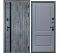 Входная дверь DIVA STR МХ-46 2050x860 мм, правая, Бетон темный - Д7 Силк Маус УТ-00080613