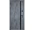 Входная дверь DIVA STR МХ-46 2050x960 мм, левая, Бетон темный - Д7 Белый Софт УТ-00080610 2