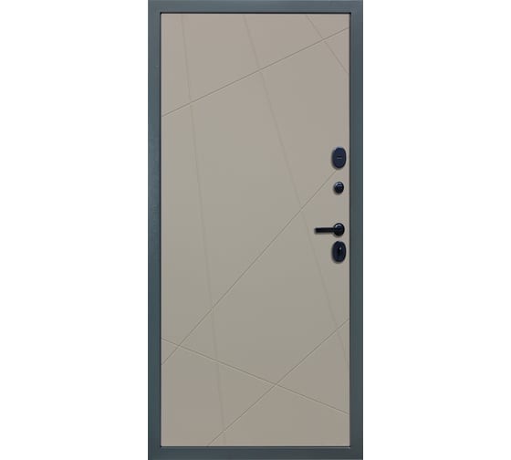 Входная дверь DIVA STR МХ-46 2050x960 мм, правая, Бетон темный - Д11 Софт Шампань УТ-00079965