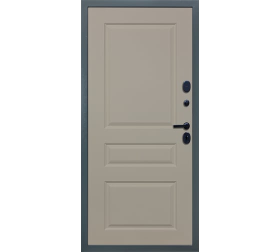 Входная дверь DIVA STR МХ-46 2050x860 мм, левая, Бетон темный - Д13 Софт Шампань УТ-00080604