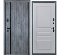 Входная дверь DIVA STR МХ-46 2050x860 мм, правая, Бетон темный - Д13 Белый Софт УТ-00080597