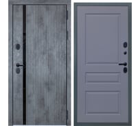 Входная дверь DIVA STR МХ-46 2050x860 мм, правая, Бетон темный - Д13 Силк Маус УТ-00080601