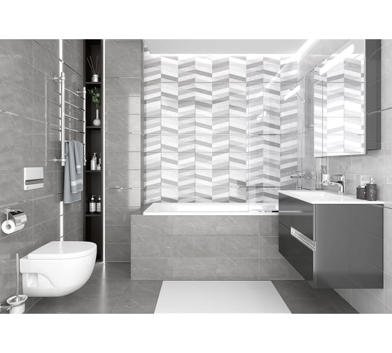 Керамогранит LAPARET savoy тёмно-серый sg168300n 40,2x40,2 см, 1,62 м2, 10 шт. х9999278231