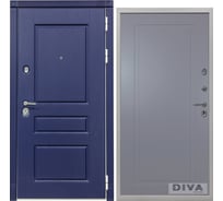 Дверь DIVA 45 2050x860 мм, правая, Роял синий - Н10 Силк Маус УТ-00075182