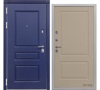 Дверь DIVA 45 2050x860 мм, левая, Роял синий - Д7 Софт Шампань УТ-00073301
