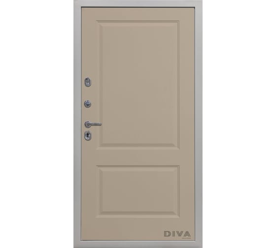 Дверь DIVA 45 2050x860 мм, левая, Роял синий - Д7 Софт Шампань УТ-00073301