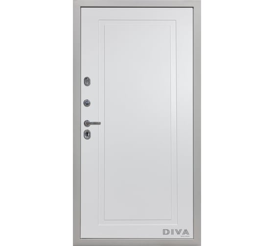 Дверь DIVA 45 2050x960 мм, левая, Роял синий - Н10 Белый Софт УТ-00073613