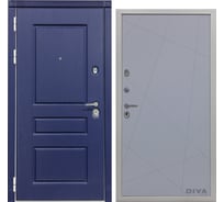 Дверь DIVA 45 2050x860 мм, левая, Роял синий - Д11 Силк Маус УТ-00075156