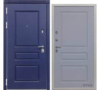 Дверь DIVA 45 2050x960 мм, левая, Роял синий - Д13 Силк Маус УТ-00075147