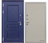 Дверь DIVA 45 2050x860 мм, левая, Роял синий - Д11 Софт Шампань УТ-00075151