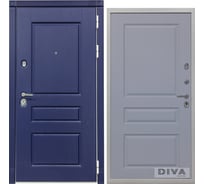 Дверь DIVA 45 2050x860 мм, правая, Роял синий - Д13 Силк Маус УТ-00074457