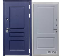 Дверь DIVA 45 2050x860 мм, правая, Роял синий - Д7 Силк Маус УТ-00075143