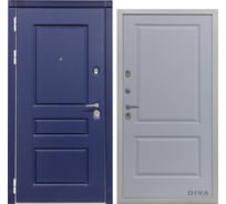 Дверь DIVA 45 2050x960 мм, левая, Роял синий - Д7 Силк Маус УТ-00072361