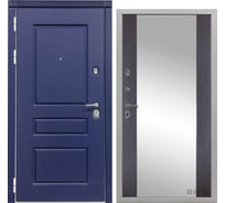 Дверь DIVA 45 зеркало, 2050x960 мм, левая, Роял синий - Д15 Венге УТ-00075206