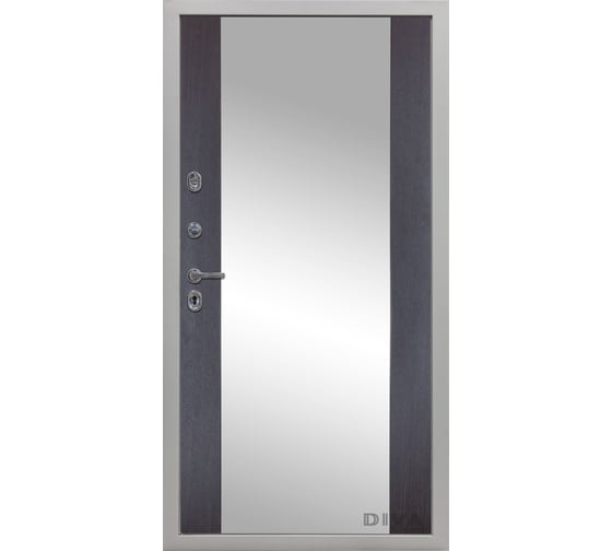 Дверь DIVA 45 зеркало, 2050x960 мм, левая, Роял синий - Д15 Венге УТ-00075206