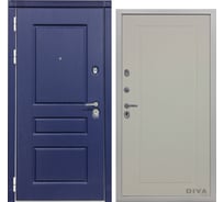 Дверь DIVA 45 2050x960 мм, левая, Роял синий - Н10 Софт Шампань УТ-00075166