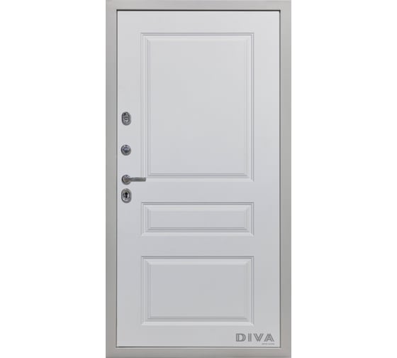 Дверь DIVA 45 2050x960 мм, левая, Роял синий - Д13 Белый Софт УТ-00071557