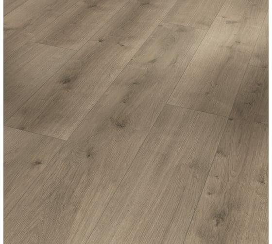 Полипропиленовые напольные покрытия Parador Modular ONE Дуб Pure жемчужно-серый, 33 класс, толщина 8 мм, 2.493 кв.м. 1730768