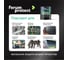 Грунт-эмаль 3в1 Ferumprotect 201, вишневая, полуматовая, быстросохнущая, 20 кг ТД000006090 4