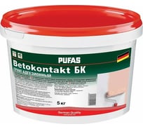 Грунтовка для повышения адгезии Pufas Бетоконтакт БК для внутренних работ мороз. тов-102139
