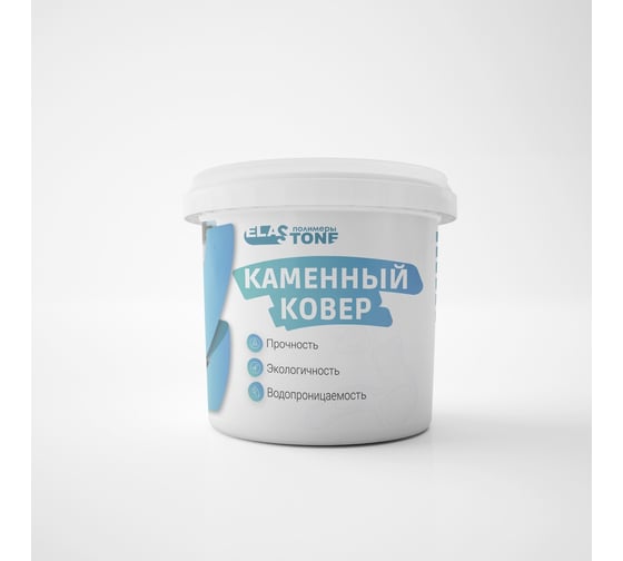 Каменный ковер Экодекинг ElaStone Речная мозаика, фракция 5-10 мм, 1 шт. 4687203820183