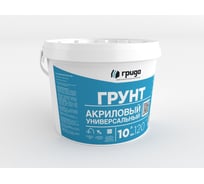 Универсальная проникающая укрепляющая грунтовка ГРИДА PRO, 10 кг, ведро, морозостойкая 00-00000166
