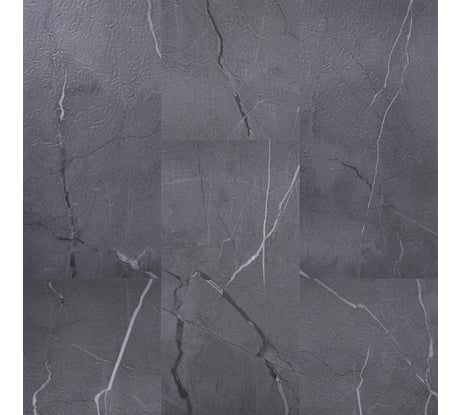 Замковое напольное покрытие Home Expert Rock Graphite, 610x305x4 мм, 0,5 мм, фаска, 10 шт. уп. 9108