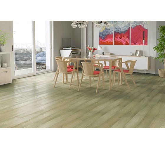 Замковое напольное покрытие Home Expert Natural Дуб Канадский лес, 1220x150x3.5 мм, 0,3 мм, фаска, градиент, 12 шт. уп. 62W930