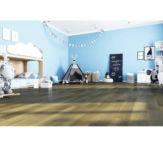 Замковое напольное покрытие Home Expert Natural Дуб Золотой лес, 1220x150x3.5 мм, 0,3 мм, фаска, 12 шт. уп. 1206/0-003