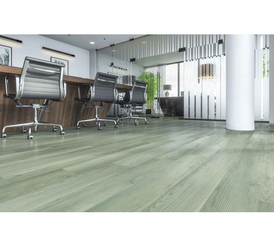 Замковое напольное покрытие Home Expert Natural Дуб Майское утро, 1220x150x3.5 мм, 0,3 мм, фаска, градиент, 12 шт. уп. 61W930