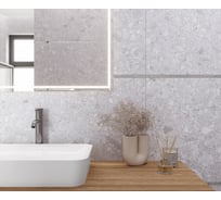 Керамогранит LAPARET Matrix светло-серый матовый 60x120, уп.1,44 м2, (в уп. 2 штуки) х9999300679