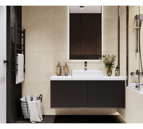 Керамогранит LAPARET evolution crema кремовый 60x60 см., матовый карвинг, в упаковке 1,8 м2., (5 шт/упак) х9999297789