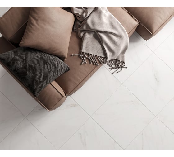 Керамогранит LAPARET tenderness белый 60x120 см., уп. 1,44 м2., 2 шт. в уп х9999295356