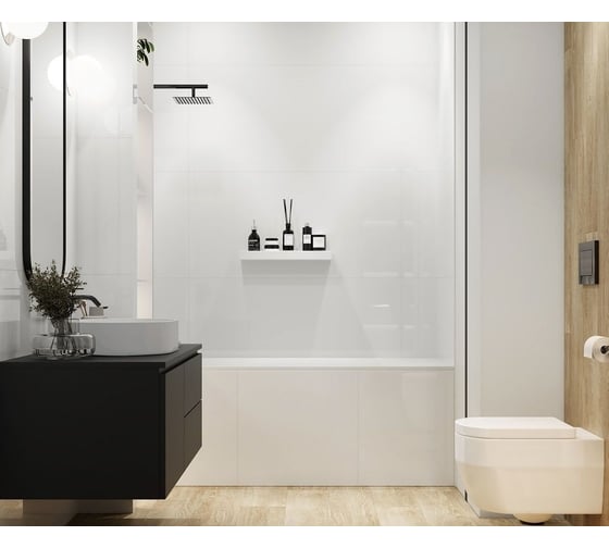 Керамогранит LAPARET super white белый 60x60 см., уп. 1,44 м2., 4 шт. в уп х9999296220