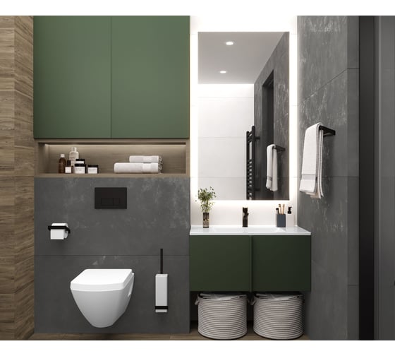 Керамогранит LAPARET evolution gris серый 60x119,5 см., матовый карвинг, в упаковке 2,151 м2., (3 шт/упак) х9999297771