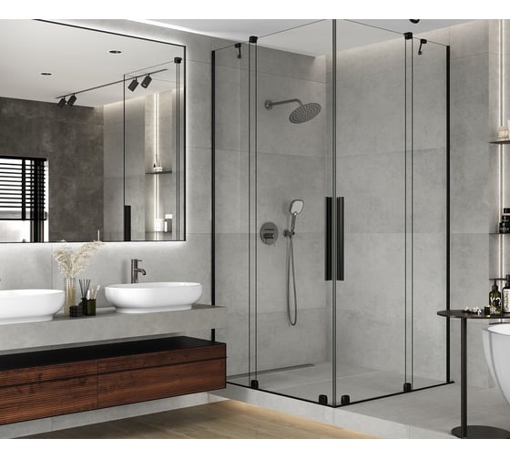 Керамогранит LAPARET techno gris серый 60x119,5 см., матовый карвинг, в упаковке 2,151 м2., (3 шт/упак) х9999297785