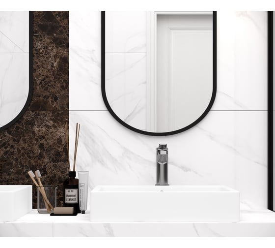 Керамогранит LAPARET swizer white белый 60x120 см., уп. 1,44 м2., 2 шт. в уп х9999295354