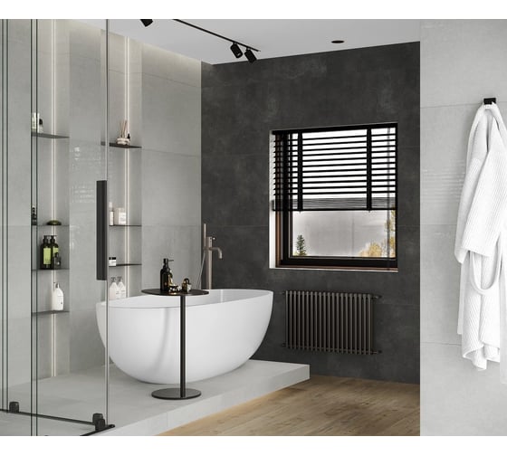 Керамогранит LAPARET techno gris серый 60x60 см., матовый карвинг, в упаковке 1,8 м2., (5 шт/упак) х9999297809