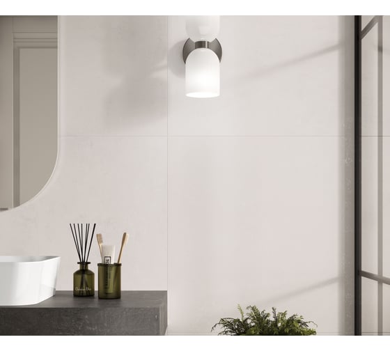 Керамогранит LAPARET proto blanco белый 60x119,5 см., матовый, в упаковке 2,151 м2., (3 шт/упак) х9999297775