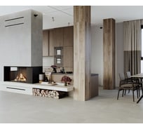 Керамогранит LAPARET evolution smoke светло-серый 60x60 см., матовый карвинг, в упаковке 1,8 м2., (5 шт/упак) х9999297793