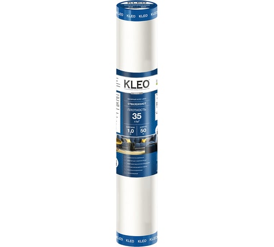 Малярный стеклохолст KLEO LINEN 35 1х50 м, 35 г/кв. м, 50 кв. м KLEO LINEN 35/50m