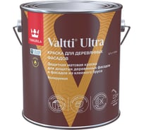 Краска для деревянных фасадов Tikkurila VALTTI ULTRA A мат 2,7л 700014129 28350266