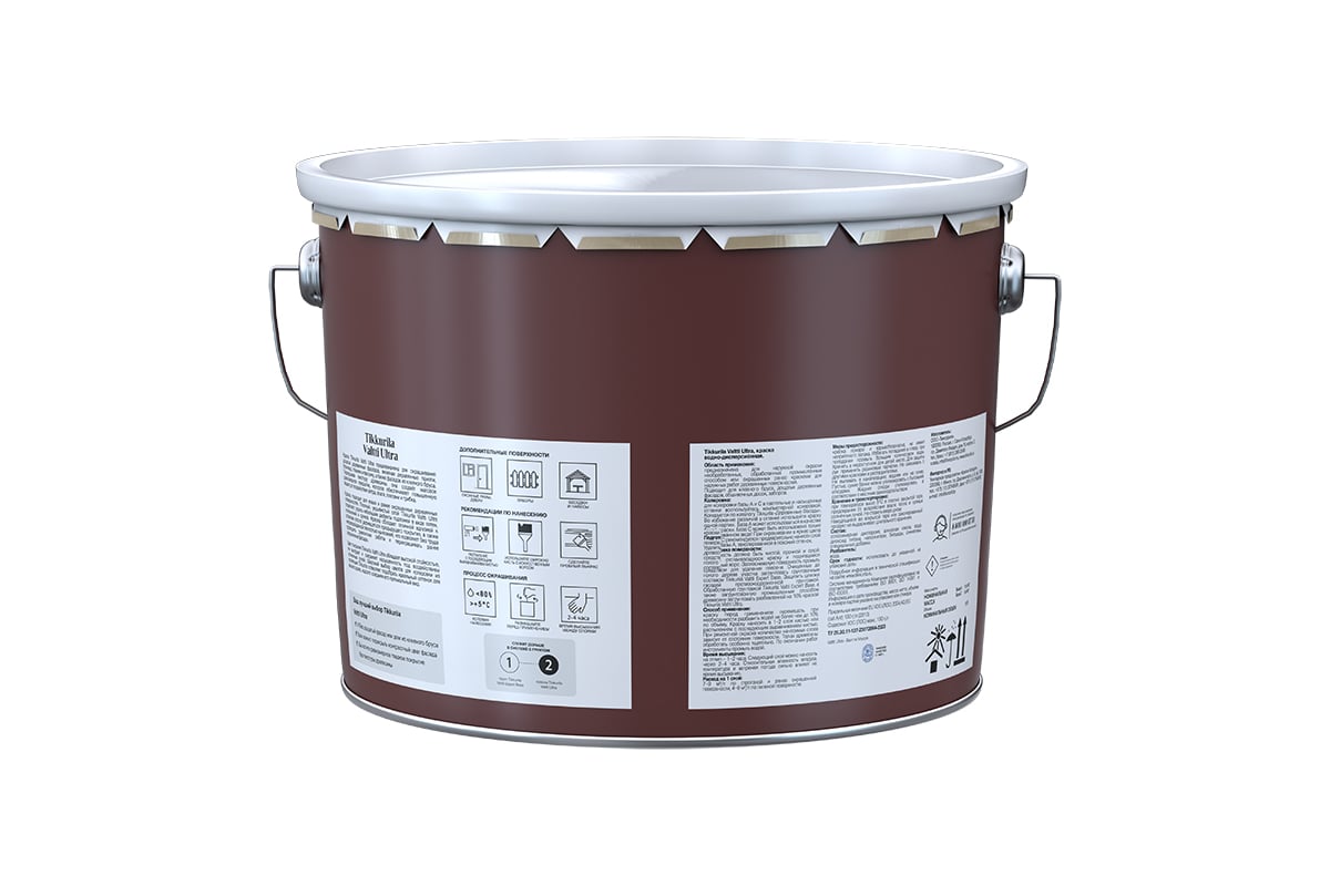 Краска для деревянных фасадов Tikkurila VALTTI ULTRA C мат 9л 700014133 -  выгодная цена, отзывы, характеристики, фото - купить в Москве и РФ