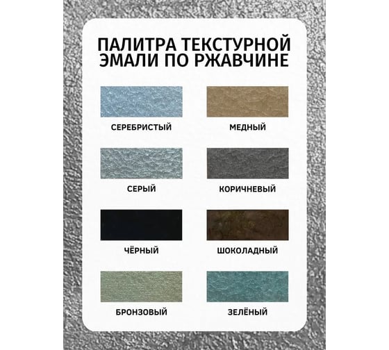 Эмаль Poli-R POLI - HAMMER текстурная, медная (1303), 0.75 л 14062