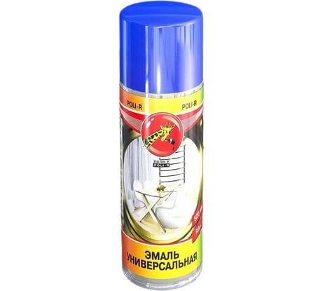 Универсальная эмаль Poli-R синяя RAL 5005, аэрозоль, 520 мл 15700