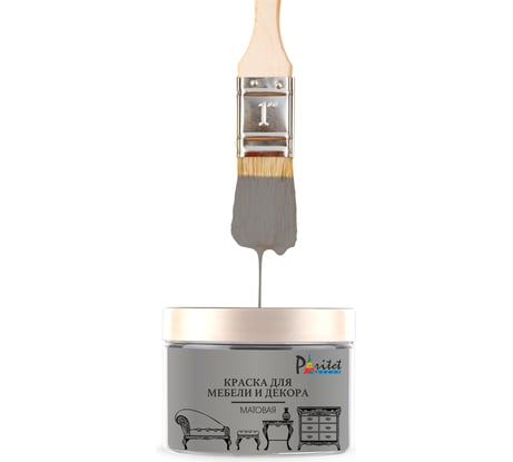 Краска для мебели Paritet античный серый, 350 мл PD-075
